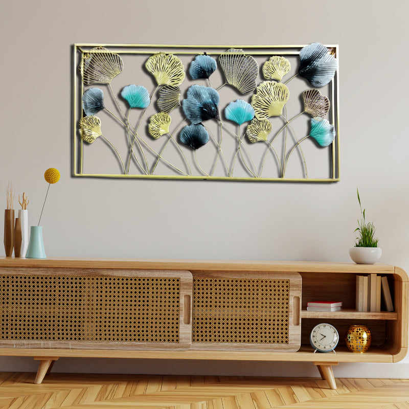 Beautiful leaves Large Metal Wall Art