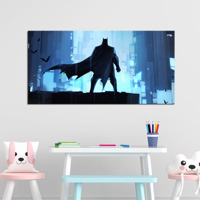 Batman Abstract Canvas Wall Painting