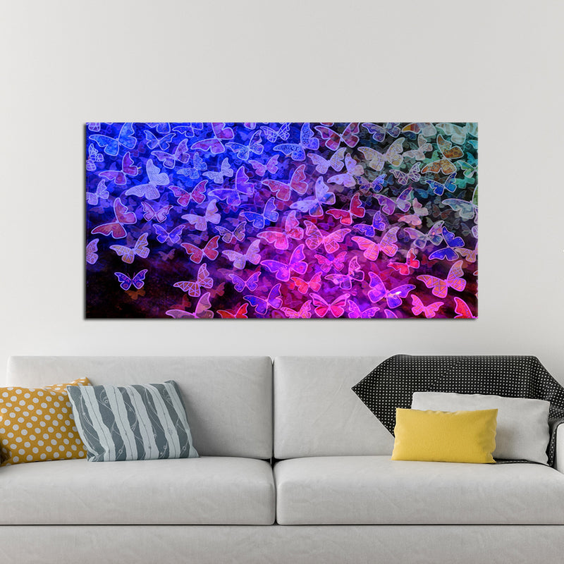 2D Butterfly Canvas Wall Painting