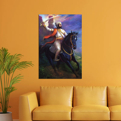 shivaji maharaj wall painting | chhatrapati shivaji maharaj wall painting