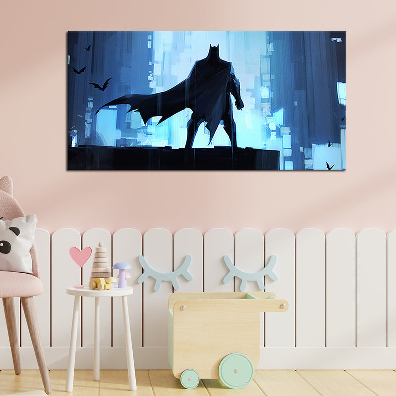 Batman Abstract Canvas Wall Painting