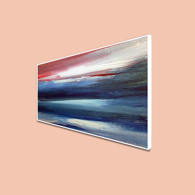 Colorful Patch Abstract Canvas Floating Frame Wall Painting