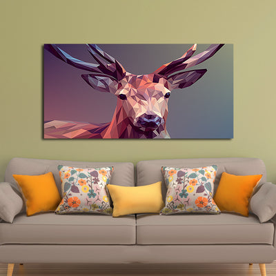 Deer Illustrations Canvas Wall Painting