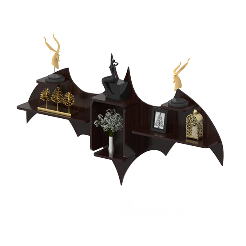Bat shape Wood Wall Shelf | wooden wall shelves by DecorGlance