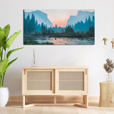 Mountain Scenery Canvas Wall Painting