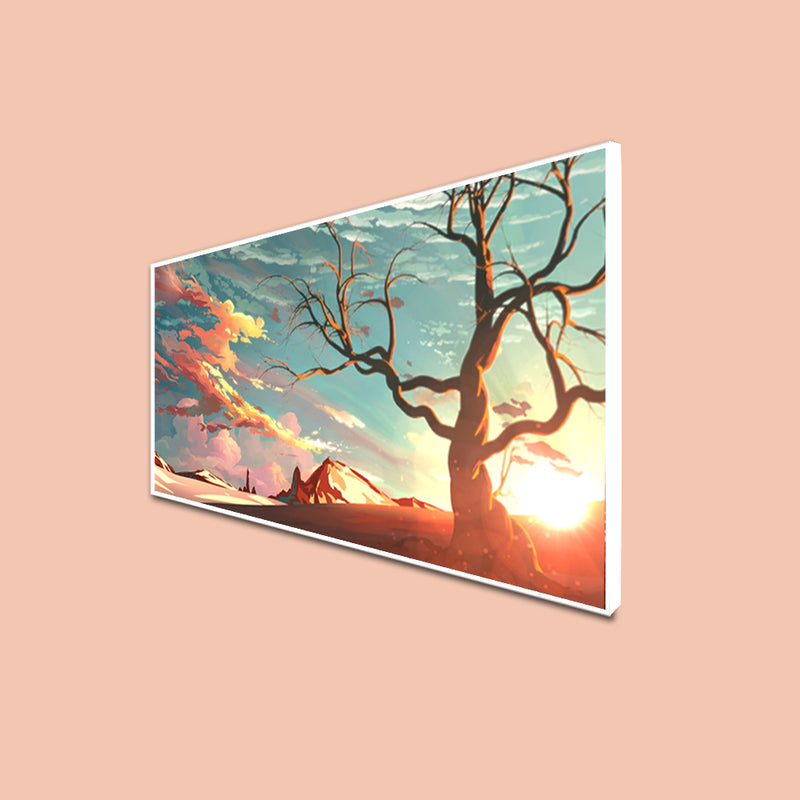 Abstract Modern Art Canvas Floating Frame Wall Painting