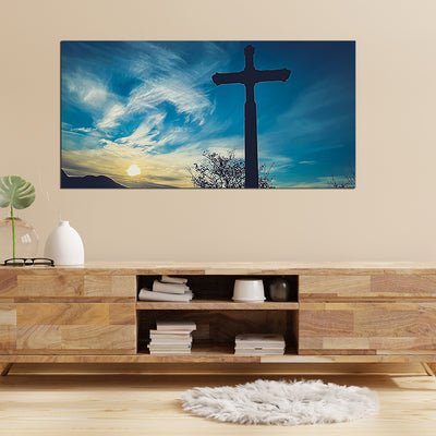 Christian Cross Canvas Wall Painting