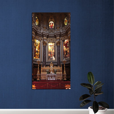 Church Inner View Canvas Wall Painting