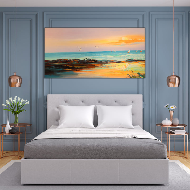 Abstract Color Beautiful Scenery Canvas Wall Painting
