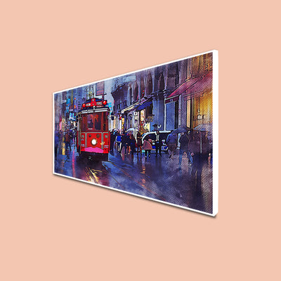 France View Canvas  Floating Frame Wall Painting