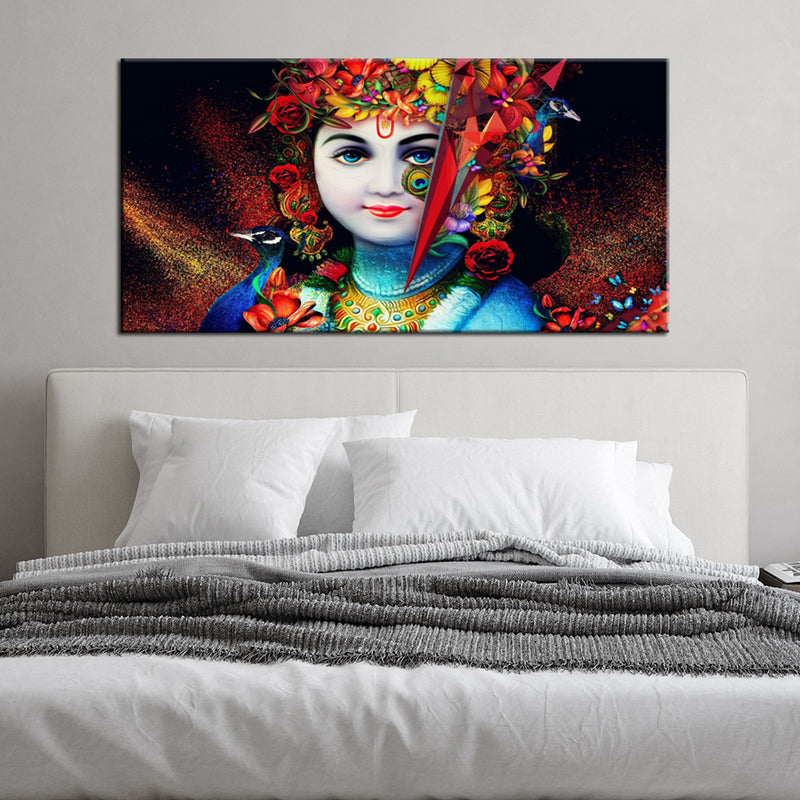 Lord Krishna Canvas Wall Painting