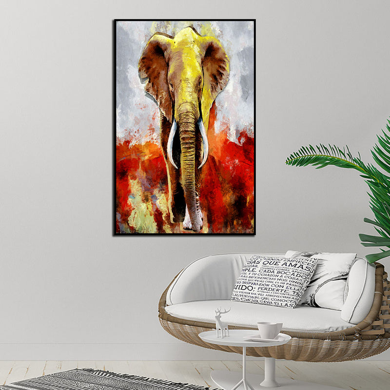 Elephant Canvas Floating Wall Painting