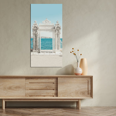 A Gate Front Of Tower Canvas Wall Painting