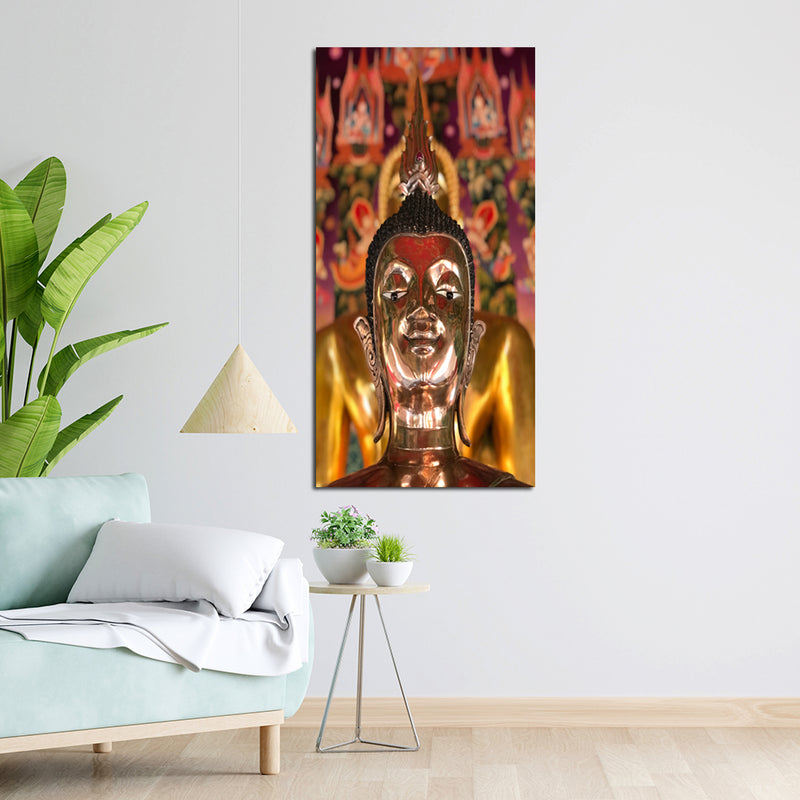 Lord Buddha Statue Canvas Wall Painting