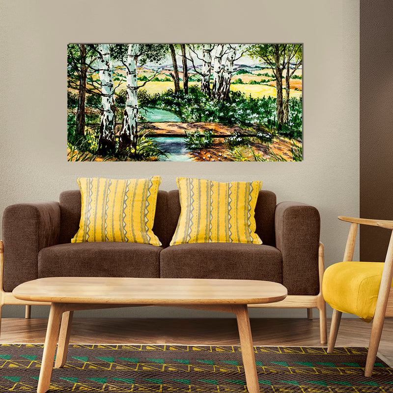 Abstract Scenery Canvas Wall Painting