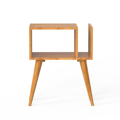 Flavio End Table In oak Finish Side Table