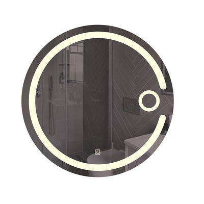 Illuminating Lunar LED Bathroom Mirror