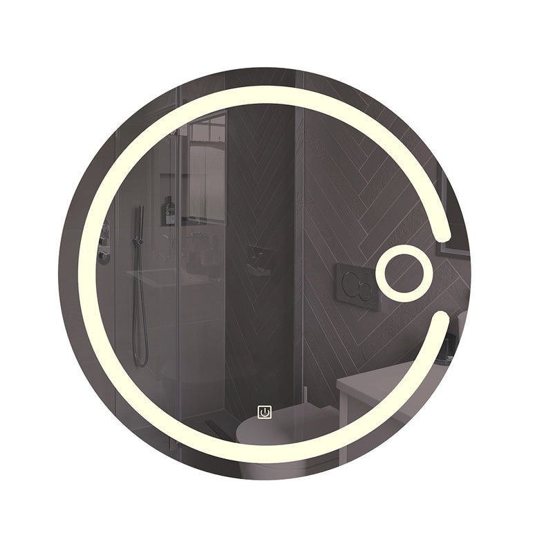 Illuminating Lunar LED Bathroom Mirror