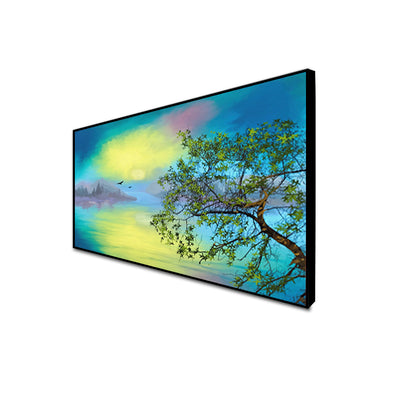 Artistic Nature Scenery Canvas Floating Frame Wall Painting