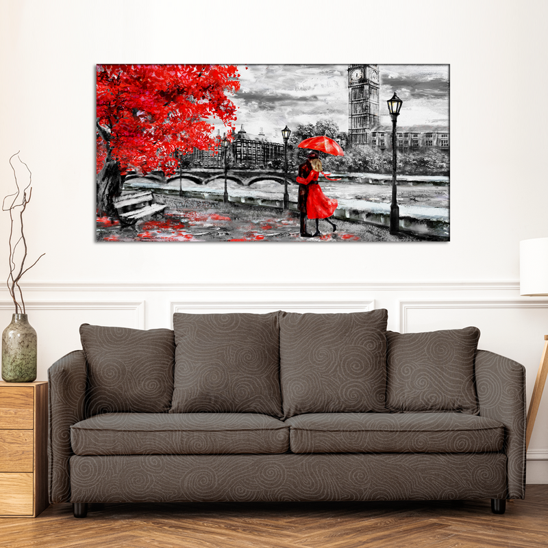 Couple Art Canvas Wall Painting