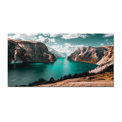 Moraine Lake Mountain View Canvas Wall Painting