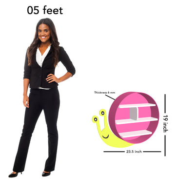 Kids Shelves Wall Snail shape Book Holder