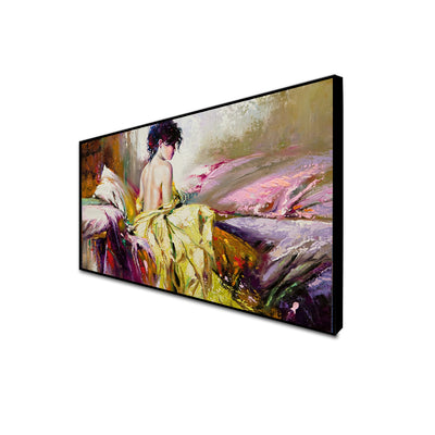 Artistic Abstract Art Floating Frame Canvas wall Painting