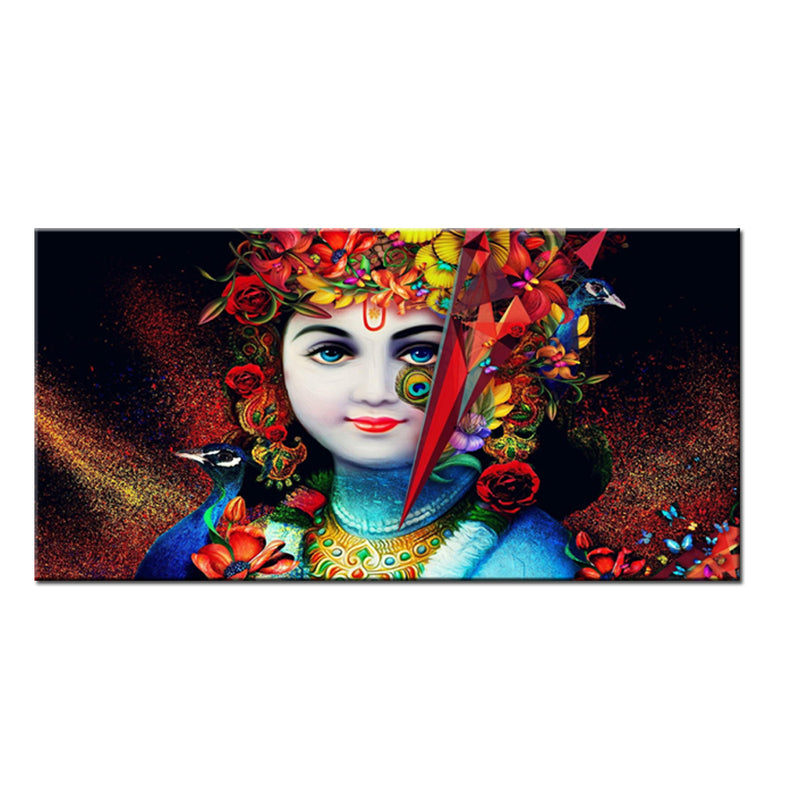 Lord Krishna Canvas Wall Painting