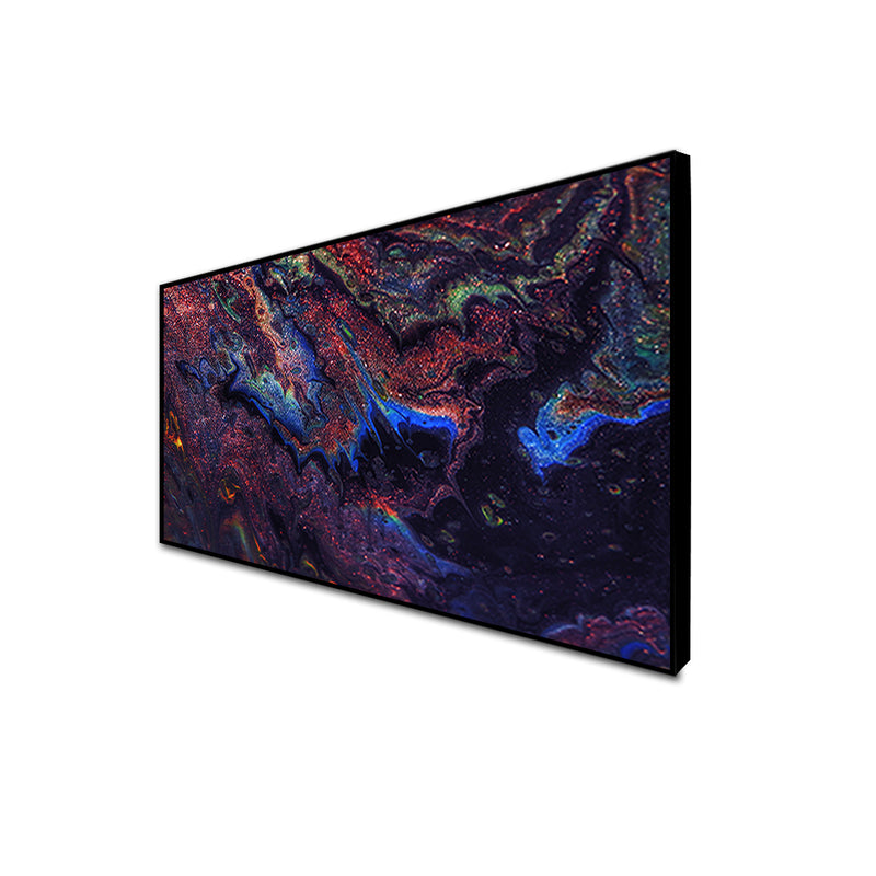 Contemporary Abstract Canvas Floating Frame Wall Painting