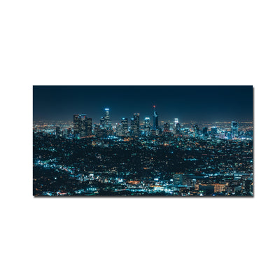 City View At Night Canvas Wall Painting