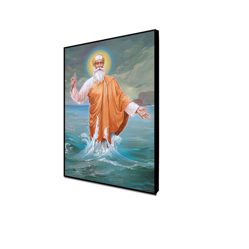 Guru Nanak Sikh Floating Canvas Wall Painting