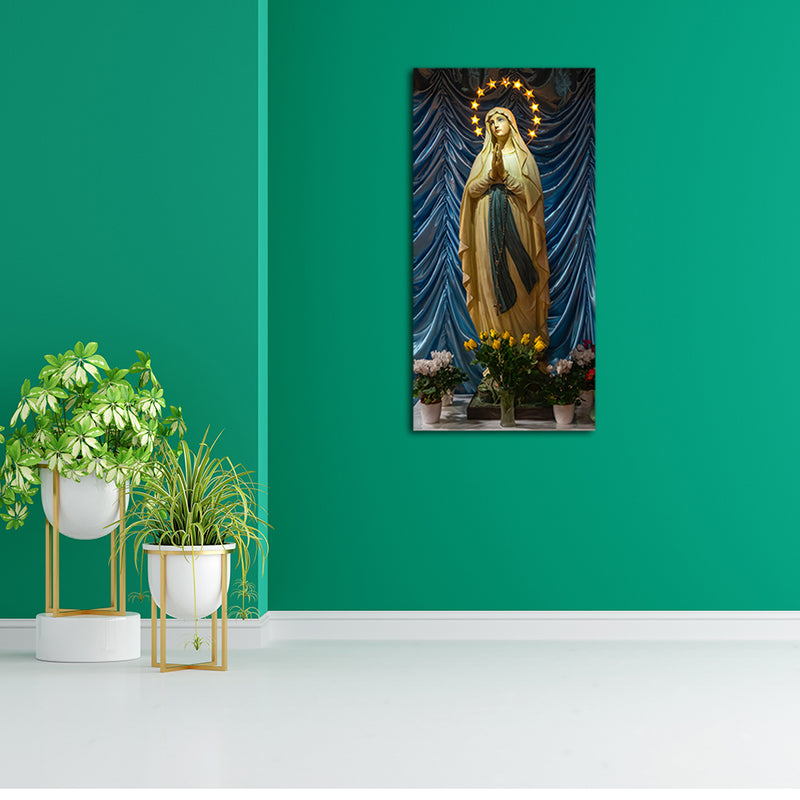 Maria Statue Canvas Wall Painting