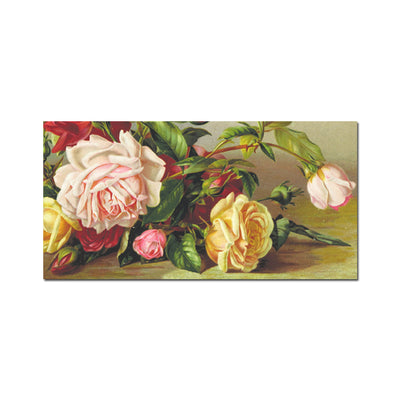 Multi Color Rose Canvas Wall Painting