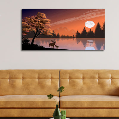 Beautiful Nostalgia Scenery Canvas Wall Painting