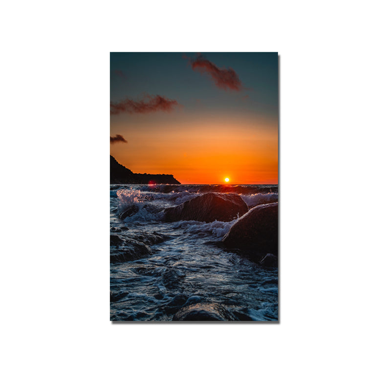 Beach Sunset View Canvas Wall Painting