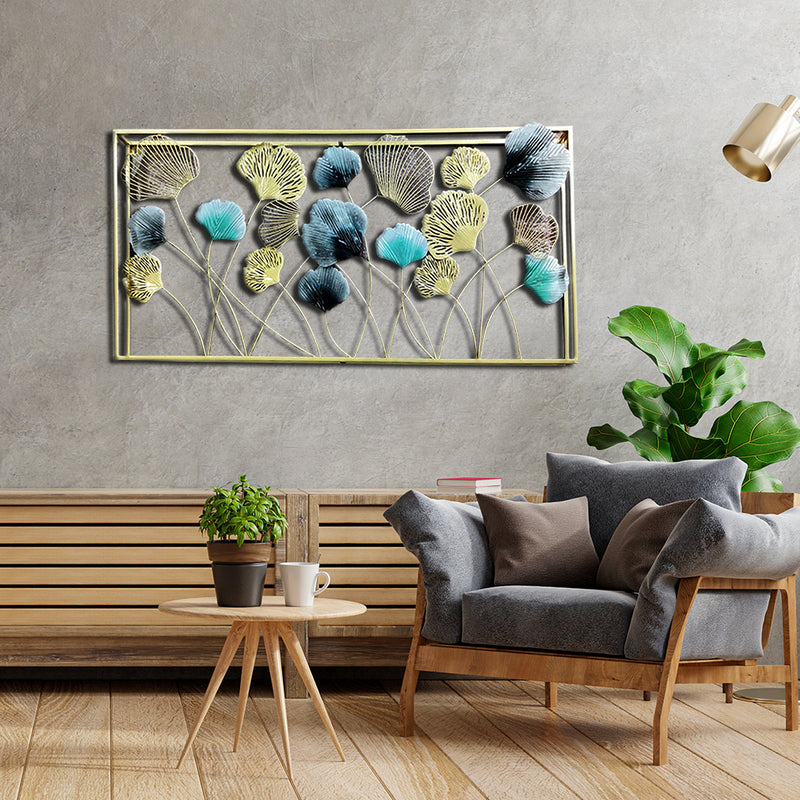 Beautiful leaves Large Metal Wall Art