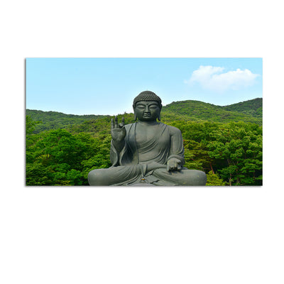 Buddha Statue Canvas Wall Painting