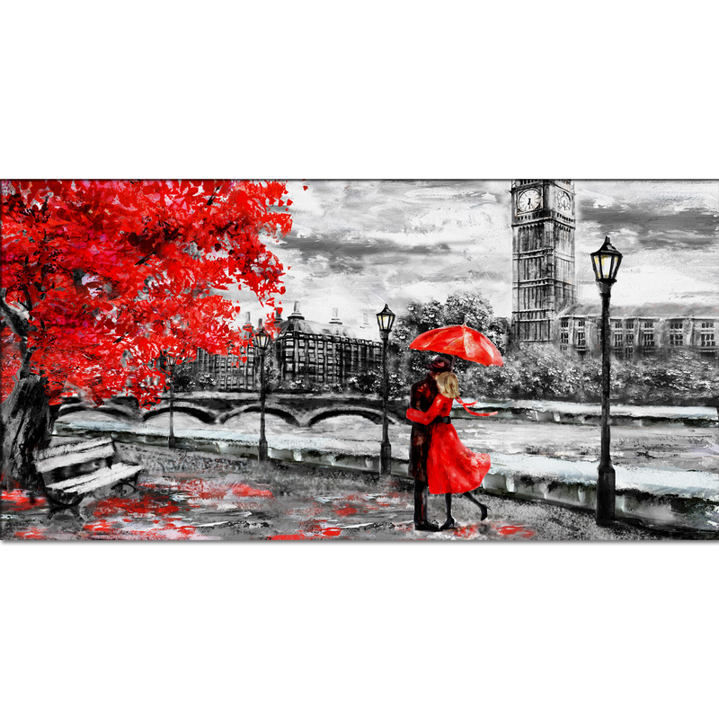 Couple Art Canvas Wall Painting