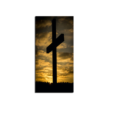 Jesus Cross Sunrise View Canvas Wall Painting