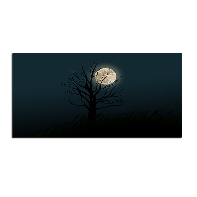Full Moon Night Canvas Wall Painting