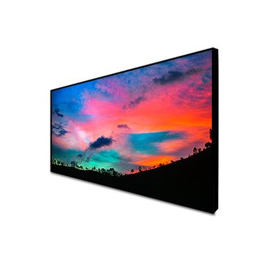 Colourful Weather Canvas Floating Frame Wall Painting