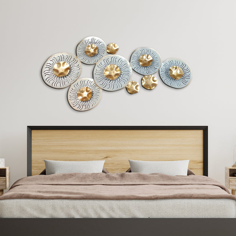 Abstract Floral Large Metal Wall Art