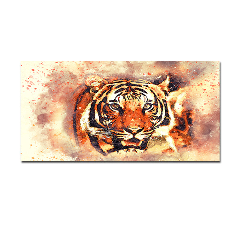 Abstract Tiger Face Canvas Wall Painting