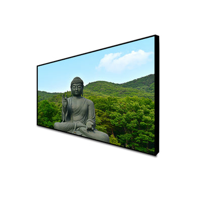 Buddha Statue Floating Frame Canvas Wall Painting