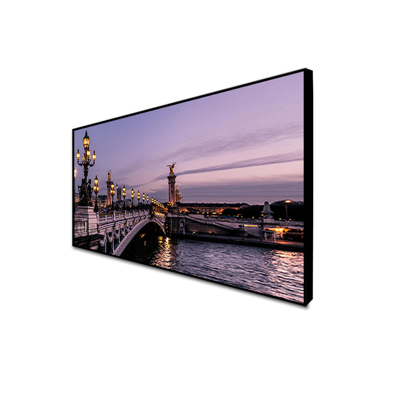 Bridge Canvas Floating Frame Wall Painting