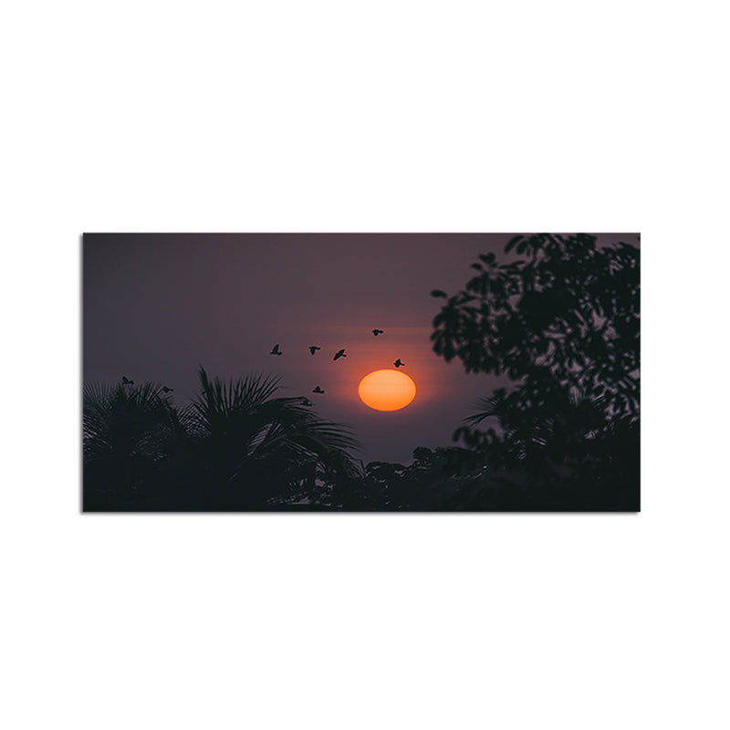 Clouds During Sunset View Canvas Wall Painting