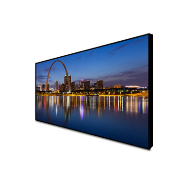 City Lake Floating Canvas Wall Painting