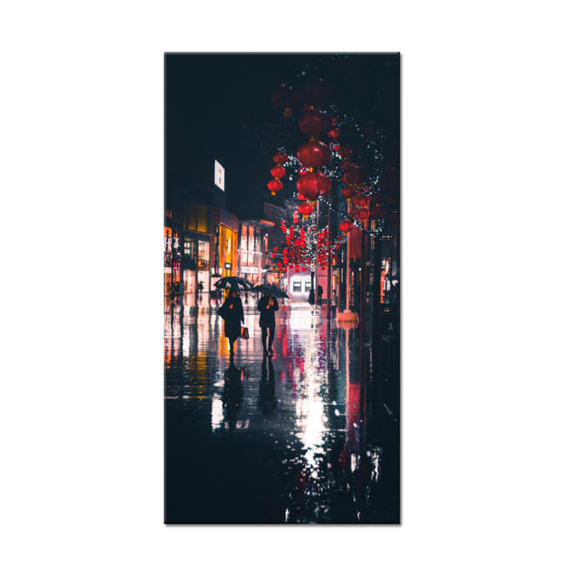 Abstract Rainy View Canvas Wall Painting