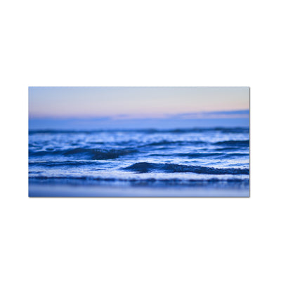 Blue Wave During Sunset Canvas Wall Painting