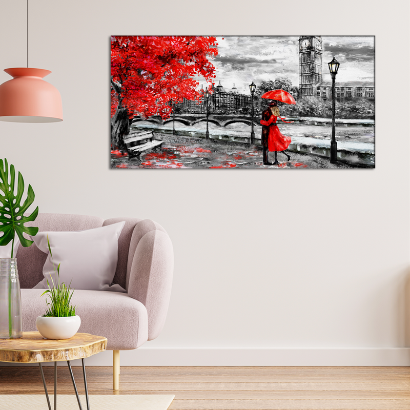 Couple Art Canvas Wall Painting